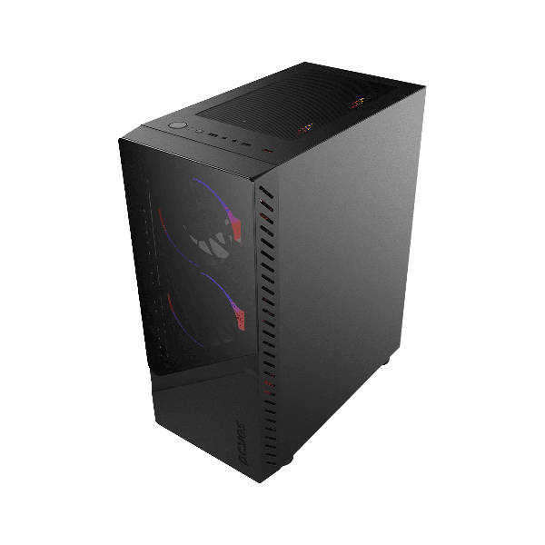 191993_3-17582209907797728.png GABINETE GAMER SET BLACK VULCAN - LATERAL EM VIDRO - PCYES - GSBVPBR - Imagem 3