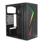 GABINETE GAMER VINIK TWIN EDGE PRETO LATERAL ACRILICO - GGTEACBK - Imagem 3