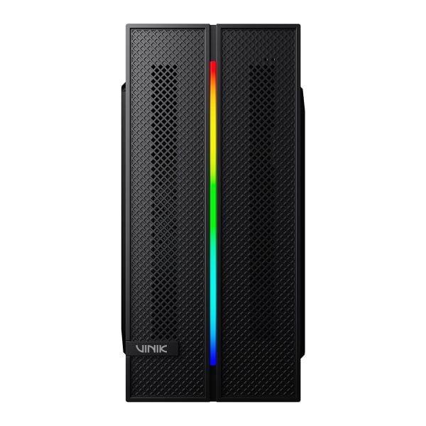 297566_3-17588253761451664.jpeg GABINETE GAMER VINIK SG26 PRETO FITA DE LED RGB - SG26ACBK - Imagem 3