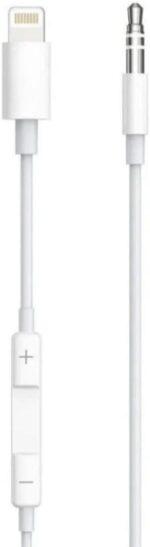 auxiliar audio (IOS para P2 3,5 mm) Conector Compativel com celulares entrada LIGHT A´GOLD CB-01 - Imagem 3