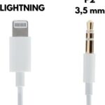 auxiliar audio (IOS para P2 3,5 mm) Conector Compativel com celulares entrada LIGHT A´GOLD CB-01