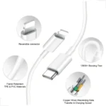 Carregador A'Gold Ca37-3 usb-c de parede com cabo carregamento turbo branco - Imagem 4