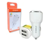 Carregador Veicular 2 Usb Agold 3.1a Anatel Cj11 Branco