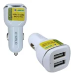 Carregador Veicular 2 Usb Agold 3.1a Anatel Cj11 Branco - Imagem 2