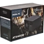 Fonte Gamer Silenciosa Atx 400w Cowboy Kp-532