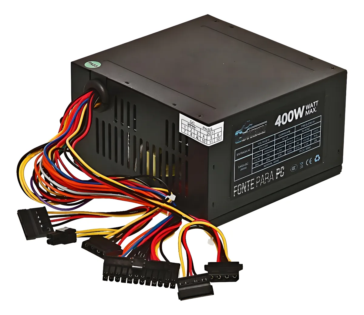 D_NQ_NP_2X_908446-MLA93085010704_092025-F.webp Fonte Gamer Silenciosa Atx 400w Cowboy Kp-532 - Imagem 3