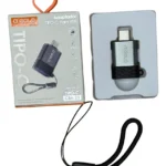 Adaptador Usb Para Tipo C Otg Alta Velocidade Mini Cba-23 - Cinza-escuro