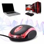 Mini Mouse Lehmox Ley-28, Óptico, 1200 DPI, USB, Ergonômico – Navegação Precisa - Imagem 2