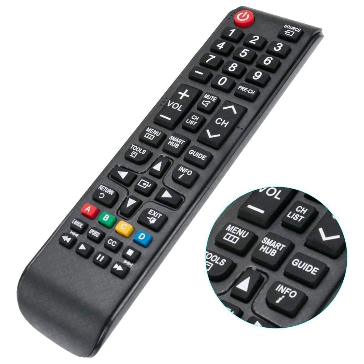057d00eda04b93db216f2a23c9a25d5e.jpeg Controle Remoto Para Tv Universal Samsung Smart LE-7028-1 - Imagem 1