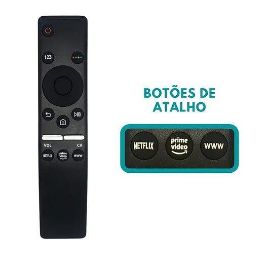 0bd6f352751457e7c4e0090ffaaa2c48.jpeg Controle Remoto Lelong LE-7714 Compatível com Smart TV Samsung 4K - Imagem 1