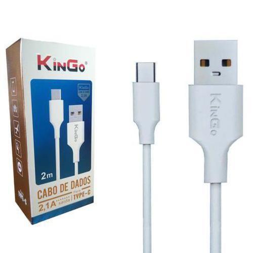 6051c7c818f9730f3cf552e373be48d5.jpeg Cabo Kingo 2 Metros 3A Rápido USB-C (Tipo C) Carga e Dados - Imagem 1