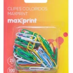 CLIPS COLORIDO MAXPRINT COM 100