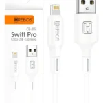 Cabo Hrebos Swift Pro 2.4A Rápido para iPhone/iPad (Lightning) 1m (CB-215I)