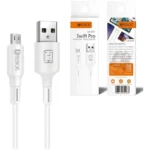 Cabo Hrebos Swift Pro 2.4A Rápido Micro-USB (V8) 1 Metro (CB-215V)