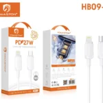 Cabo H-Maston 2-em-1 (USB-C + Lightning) Carregamento Rápido 1m (HB09-5)