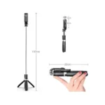 Bastão de Selfie e Mini Tripé 2 em 1 L02 com Controle Remoto Bluetooth - Imagem 4