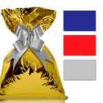 SACO METALIZADO 43X59 50 UNIDADES LISO GALA SORTIDO