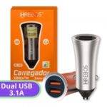 Carregador Veicular HREBOS HS-340 Quick Charge 3.1A com 2 USB - Imagem 2