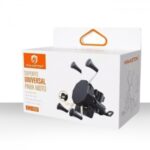 Suporte Celular Moto H'maston CJ-110 Garra X com Carregador USB e Rotação 360º