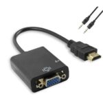 Cabo Conversor HDMI para VGA com Saída de Áudio P2 (Full HD 1080p) - Imagem 2
