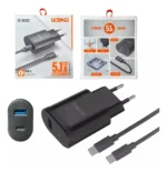 Fonte Carregador Rápido Lelong LE-283CP 5.1A com 2 Portas e Cabo para iPhone (Lightning) - Imagem 2