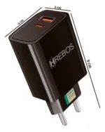 Kit Carregador Turbo Hrebos HS-154i PD 20W com Cabo Lightning – Carregamento Ultrarrápido - Imagem 2