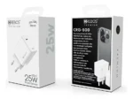 Fonte Carregador Hrebos Premium CRG-500C 25W USB-C com Cabo