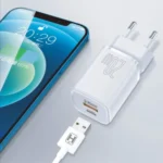 Fonte Carregador Turbo Hrebos HS-505 20W PD com Saída USB e USB-C - Imagem 6