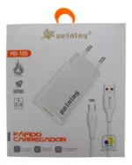 Carregador Rápido de Parede Peining PEI-18S 3.1A com Cabo Micro USB (V8)
