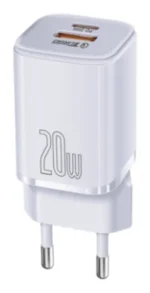 Fonte Carregador Turbo Hrebos HS-505 20W PD com Saída USB e USB-C - Imagem 2