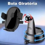 Suporte Veicular Universal H'maston SPR02 com Ventosa e Trava Automática - Imagem 3