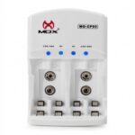 Carregador de Pilhas Mox MO-CP50 para AA, AAA e Bateria 9V Bi-Volt com Auto Stop - Imagem 2