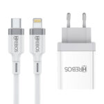 HREBOS crg-157i Kit Carregador Power Turbo Usual com Cabo Type-C - Lightning