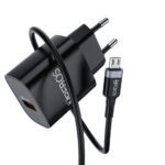 HREBOS Kit Carregador Power Classic com Cabo Micro USB V8