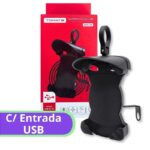 Suporte de Celular para Moto Tomate MTG-251 com Carregador USB 5V-2A